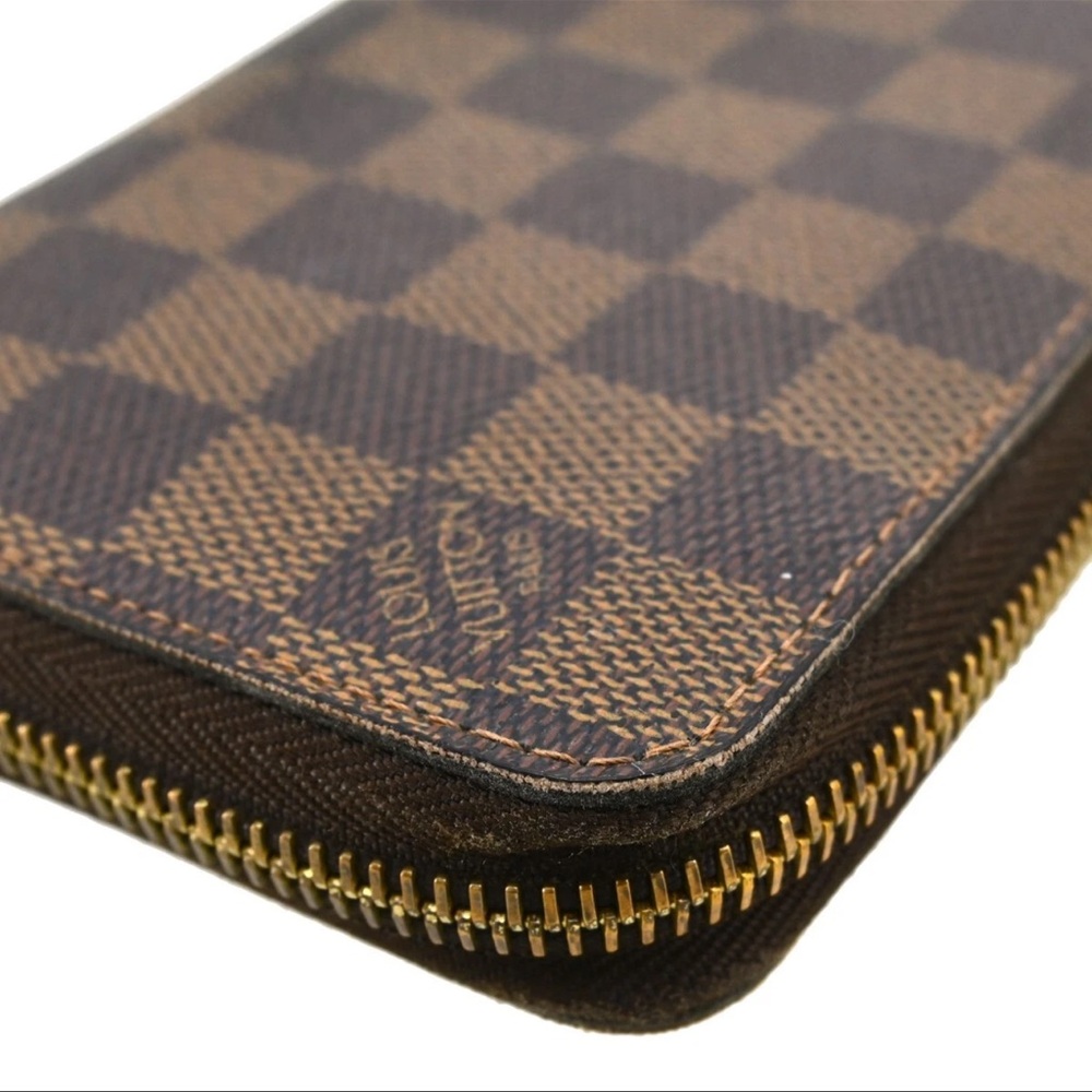 💃AUTHENTIC LOUIS VUITTON ZIPPY WALLET DAMIER LV CA1070 - Picture 5 of 9